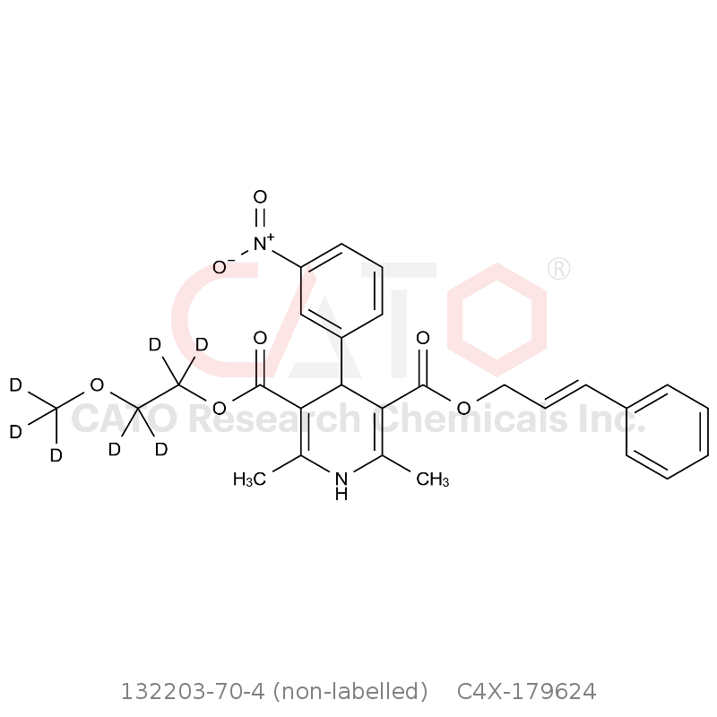 CAS No.:132203-70-4 (non-labelled),Cilnidipine-D7