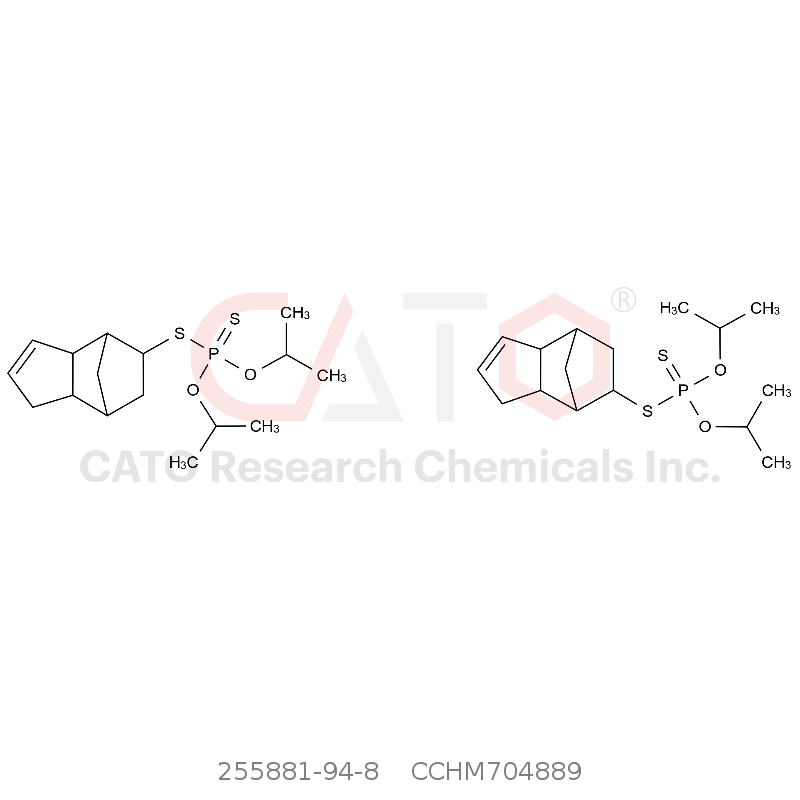 CAS No.:255881-94-8,S-(Tricyclo(5.2.1.0'2,6)deca-3-en-8(or 9)-yl O-(isopropyl or isobutyl OR 2-ethylhexyl) O-(isopropyl or isobutyl OR 2-ethylhexyl) phosphorodithioate