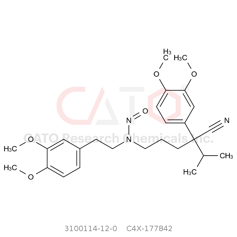 CAS No.:3100114-12-0,N-Nitroso Norverapamil