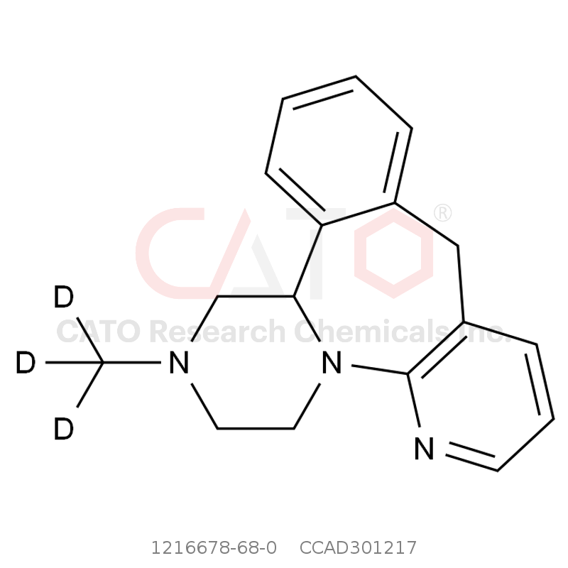CAS No.:1216678-68-0,米氮平-d3