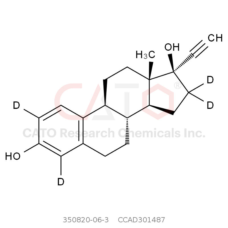 CAS No.:350820-06-3,17alpha-Ethynylestradiol-2,4,16,16-d4