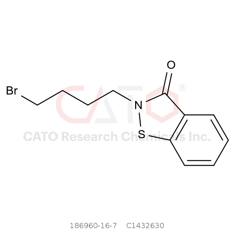 CAS No.:186960-16-7,2-(4-Bromobutyl)-1,2-benzisothiazol-3(2H)-one