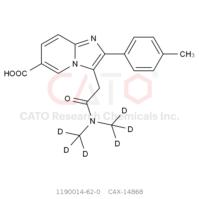 CAS No.:1190014-62-0,唑吡坦-d6 6-羧酸
