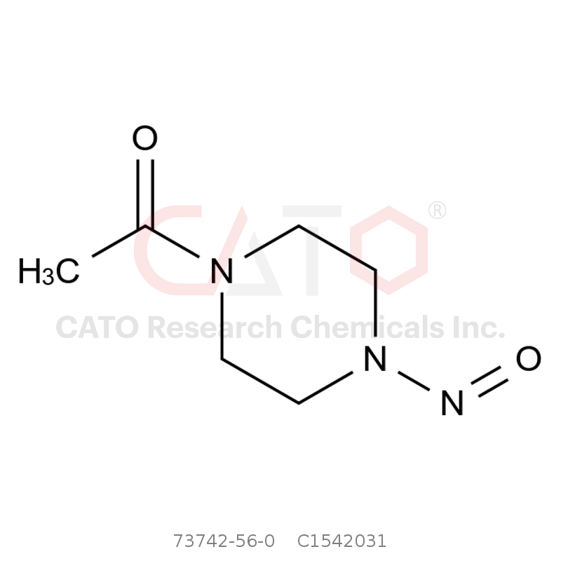 CAS No.:73742-56-0,1-(4-Nitrosopiperazin-1-yl)ethan-1-one