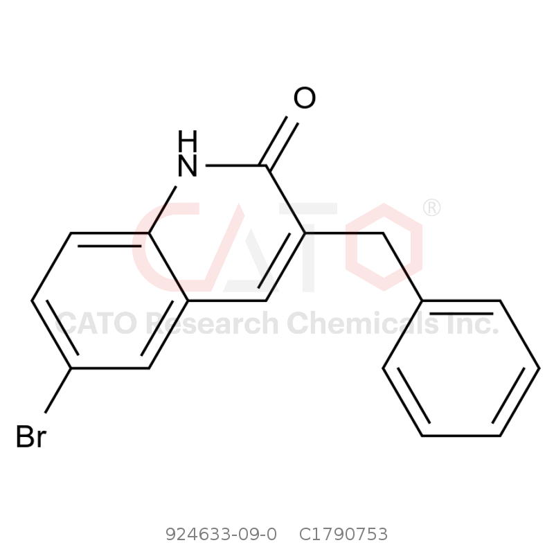 CAS No.:924633-09-0,3-Benzyl-6-bromo-1H-quinolin-2-one