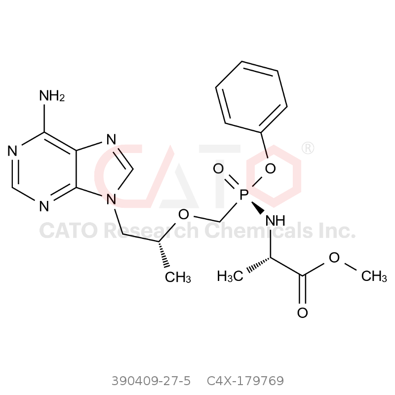 CAS No.:390409-27-5,Tenofovir alafenamide Impurity 16 Free base