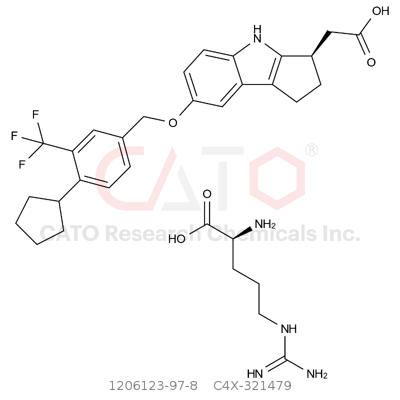 CAS No.:1206123-97-8,Etrasimod Arginine