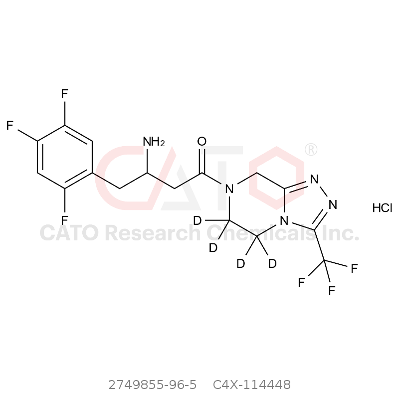 CAS No.:2749855-96-5,rac-西格列汀-d4 盐酸