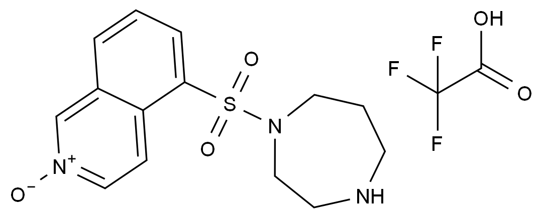 CAS No.:186544-56-9(Free Base),Fasudil Pyridine N-Oxide TFA Salt