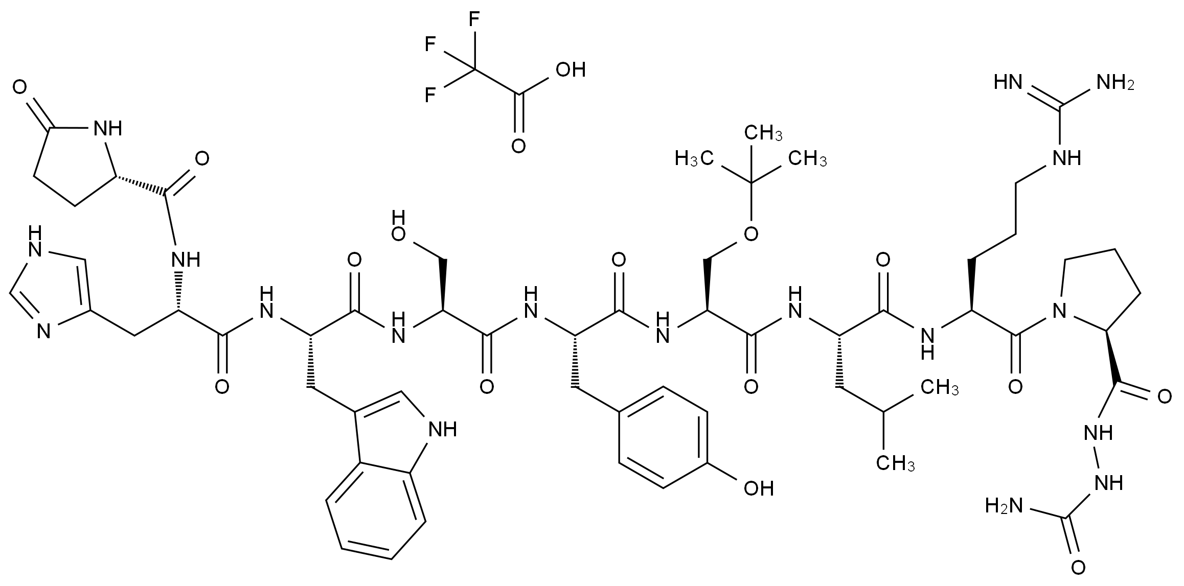 CAS No.:184686-52-0（free base）,Goserelin EP Impurity B Trifluoroacetic Acid