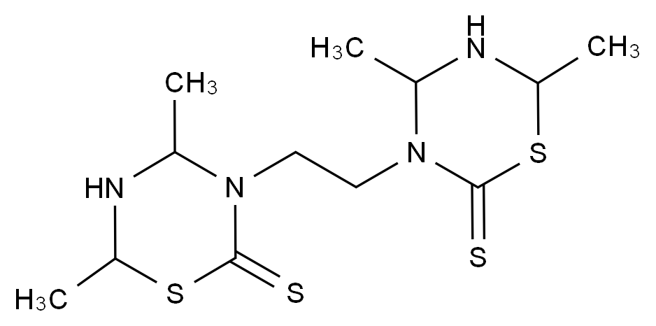 CAS No.:3773-49-7,3,3＇-亚乙基-双(四氢-4,6-二甲基-2H-1,3,5-硫二氮苯-2-硫酮)