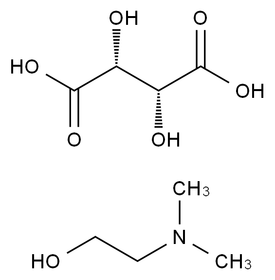 CAS No.:5988-51-2,二甲氨基乙醇酒石酸氢盐