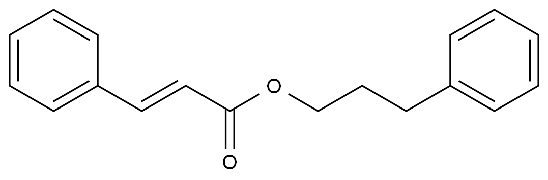 3-Phenylpropyl cinnamate CAS 122-68-9 chemical structure
