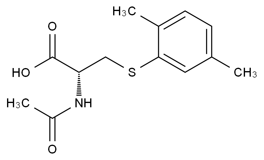 CAS No.:581076-70-2,N-乙酰基-S-（2,5-二甲基苯）-L-半胱氨酸