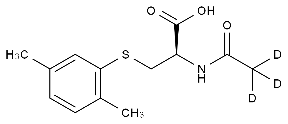 CAS No.:1331909-07-9,N-乙酰基-S-（2,5-二甲基苯）-L-半胱氨酸-d3