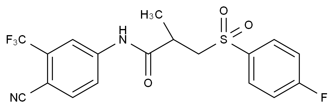 Bicalutamide EP Impurity C structure