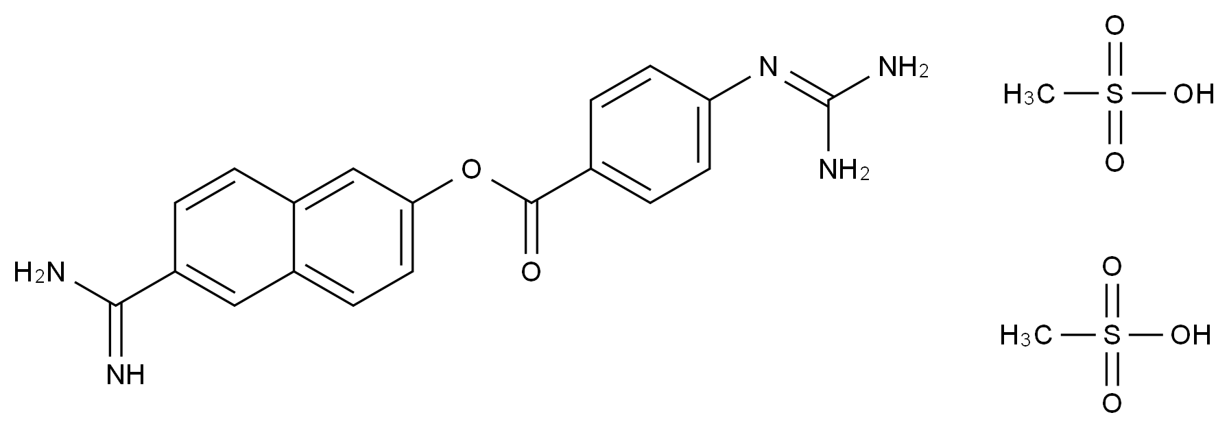 CAS No.:82956-11-4,甲磺酸萘莫司他