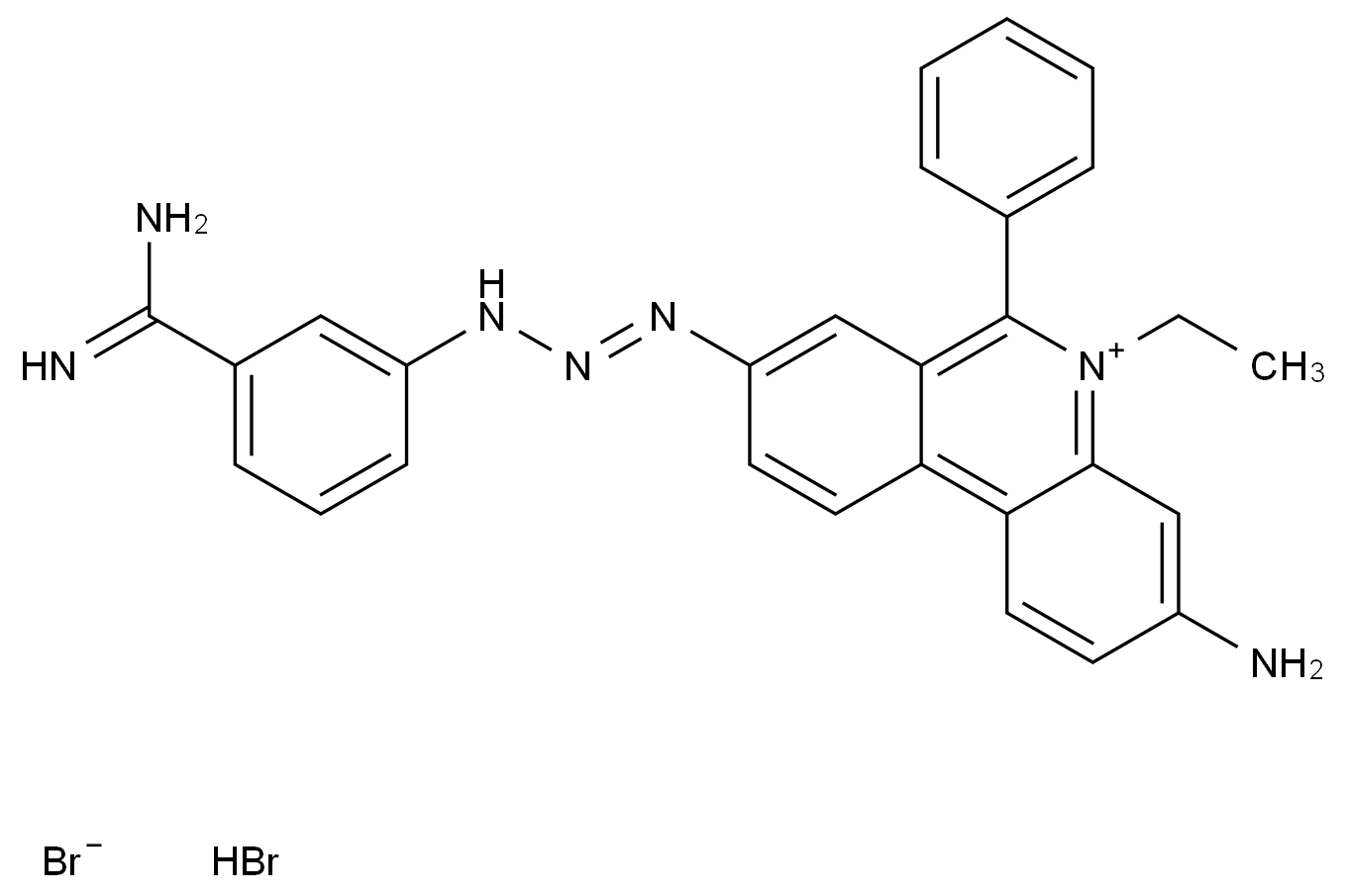 CAS No.:4174-69-0,溴化氮氨菲啶氢溴酸盐