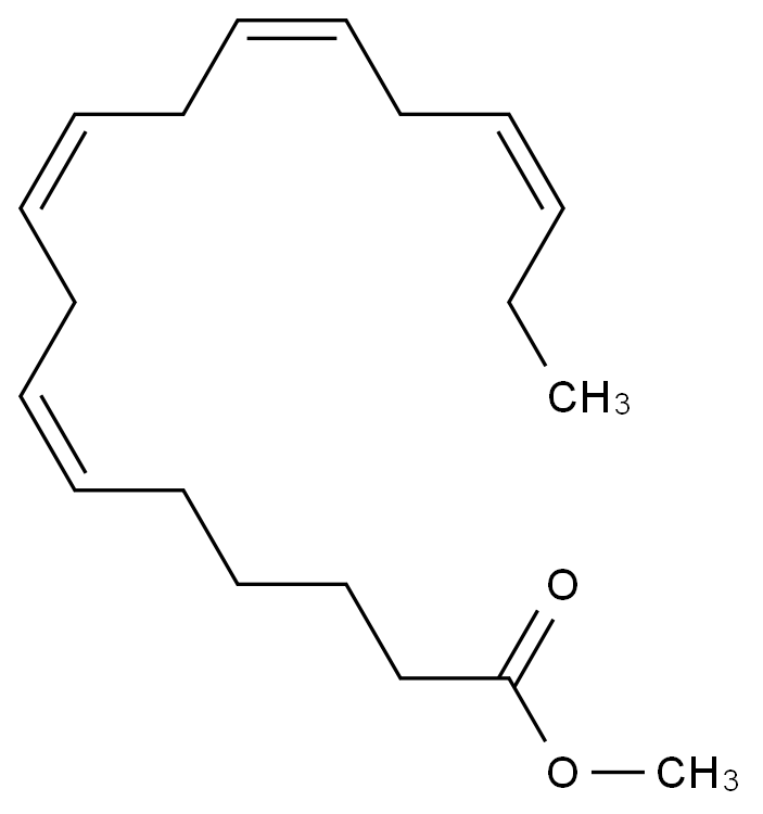 十八碳四烯酸甲酯 Methyl Stearidonate CAS 73097-00-4 结构式 Chemical Structure