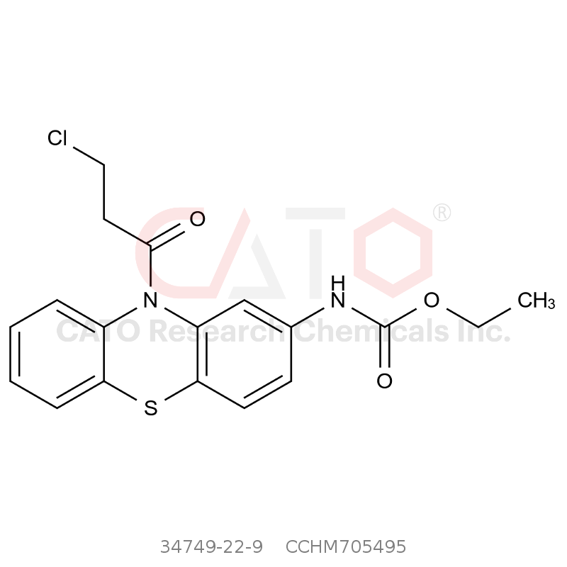 CAS No.:34749-22-9,N-[10-(3-氯丙酰基)吩噻嗪-2-基]氨基甲酸乙酯