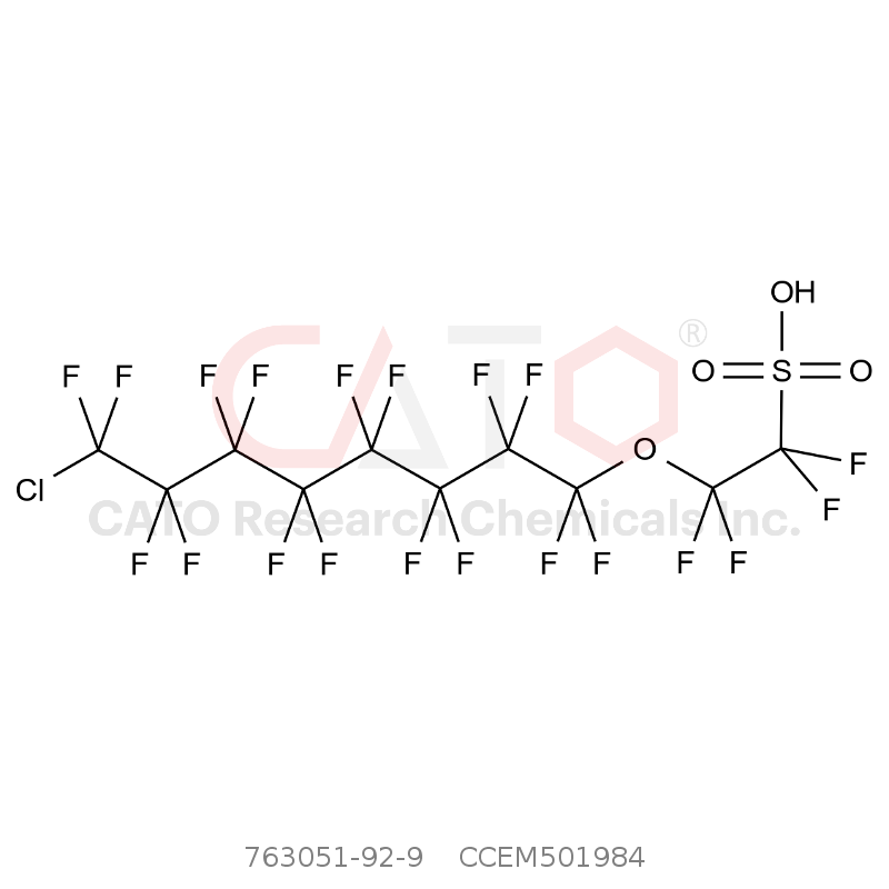 CAS No.:763051-92-9,11-Chloro-3-oxa-perfluoroundecanesulfonic acid