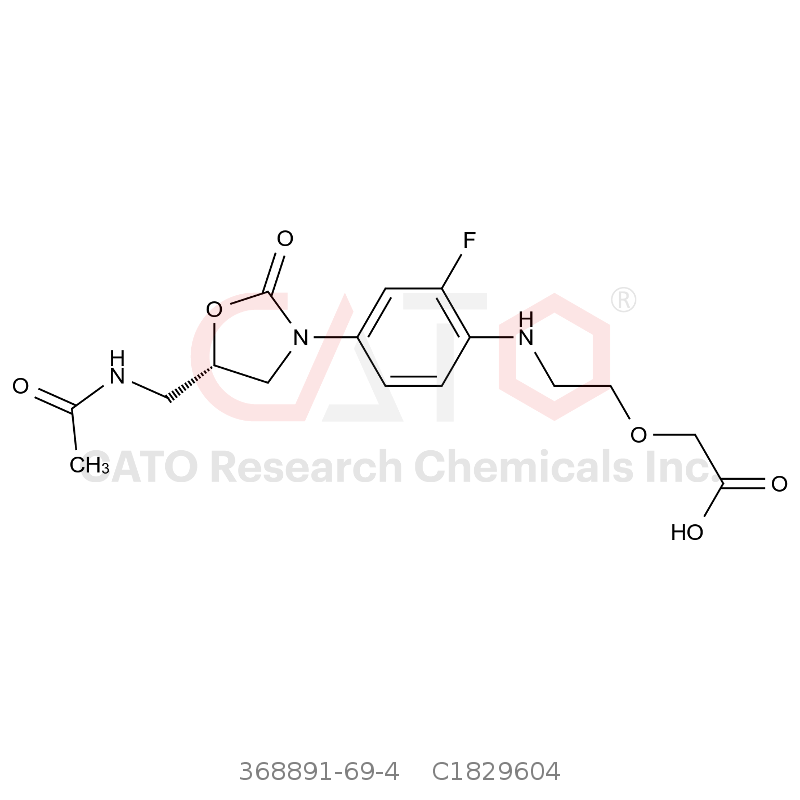 CAS No.:368891-69-4,(S)-2-(2-((4-(5-(乙酰氨基甲基)-2-氧代噁唑烷-3-基)-2-氟苯基)氨基)乙氧基)乙酸