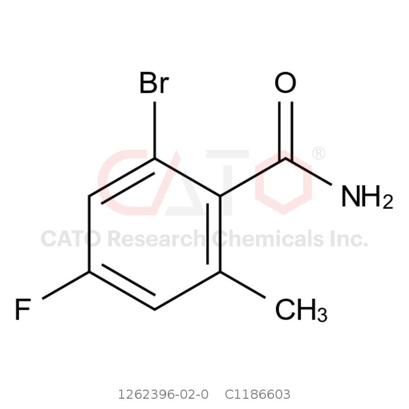 CAS No.:1262396-02-0,2-Bromo-4-fluoro-6-methylbenzamide