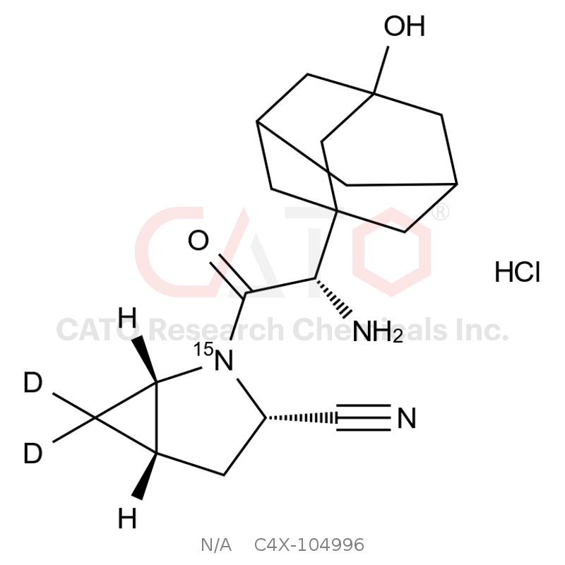 Saxagliptin-15N,D2 HCl
