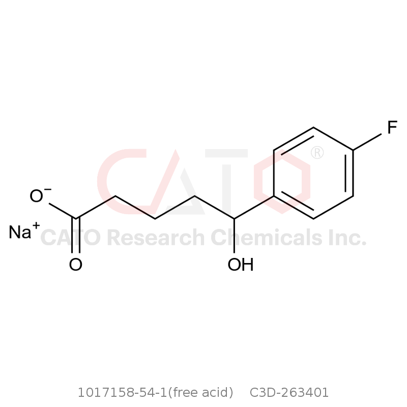 CAS No.:1017158-54-1(free acid),Sodium 5-(4-fluorophenyl)-5-hydroxypentanoate