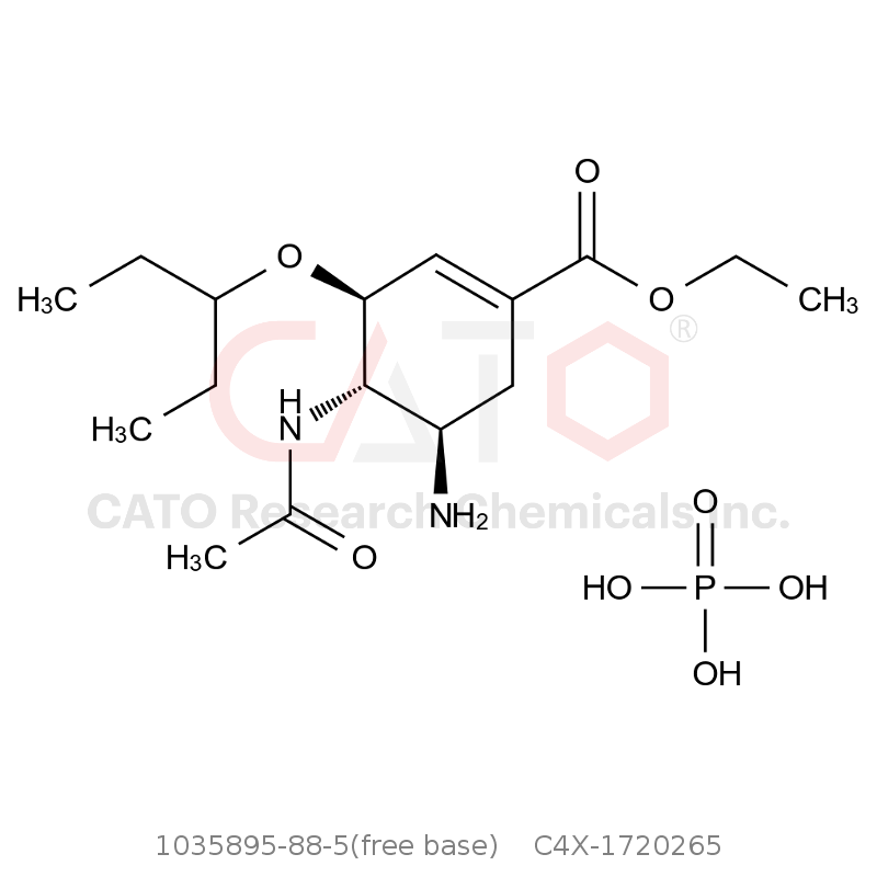 CAS No.:1035895-88-5(free base),奥司他韦杂质265磷酸盐