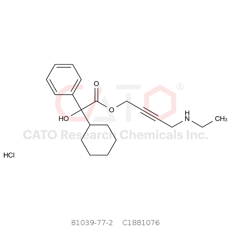 CAS No.:81039-77-2,N-Desethyl Oxybutynin Hydrochloride