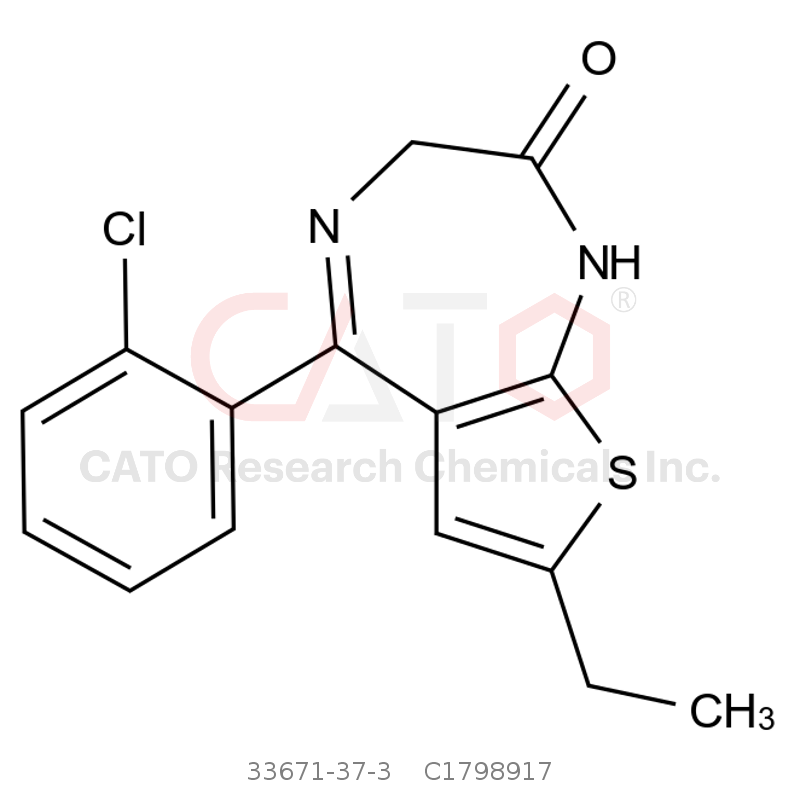 CAS No.:33671-37-3,Clotiazepam Impurity C17