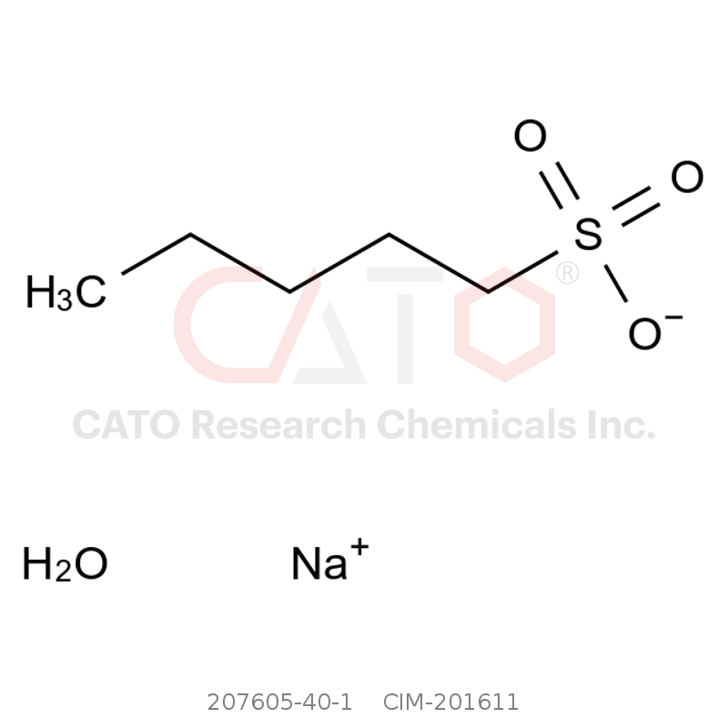 CAS No.:207605-40-1,1-戊烷磺酸钠一水合物