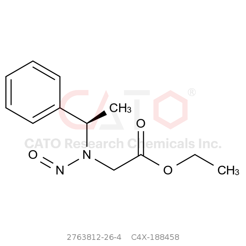 CAS No.:2763812-26-4,（R） 2-（亚硝基（1-苯基乙基）氨基）乙酸乙酯