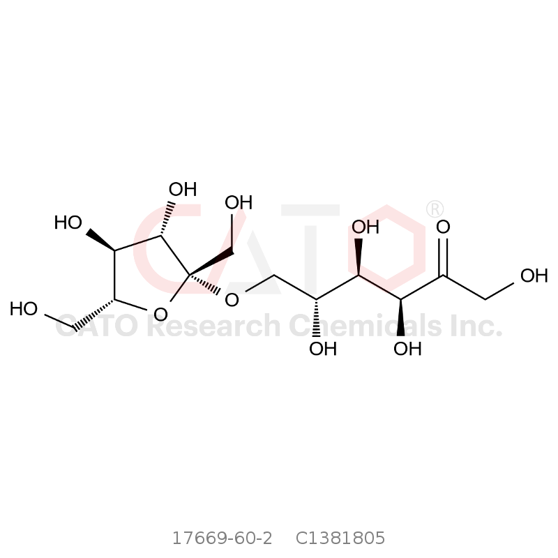 CAS No.:17669-60-2,（3S，4R，5R）-6-（（（2R，3S，4S，5R，）-3,4-二羟基-2,5-双（羟甲基）四氢呋喃-2-基）氧基）-1,3,4-四羟基己烷-2-酮