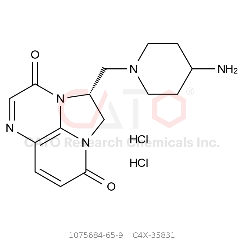 CAS No.:1075684-65-9,Gepotidacin  Impurity 1 Dihydrochloride
