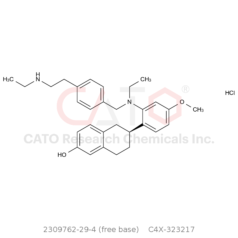 CAS No.:2309762-29-4 (free base),Elacestrant Impurity 17 HCl