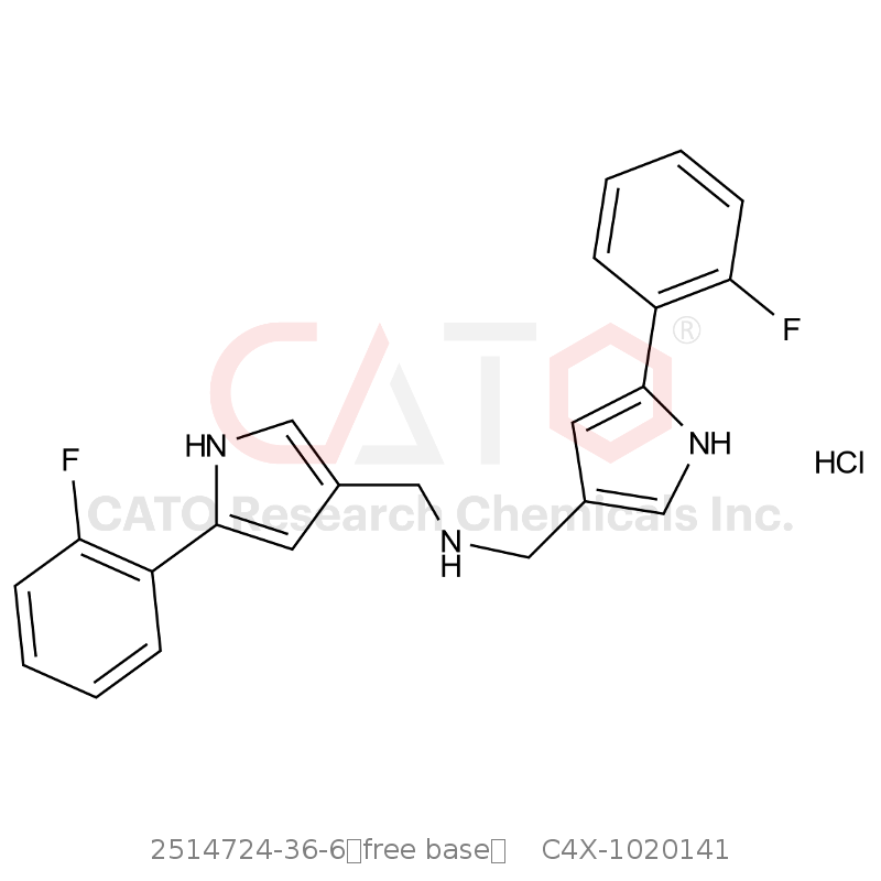 CAS No.:2514724-36-6（free base）,伏诺拉生杂质141 HCl