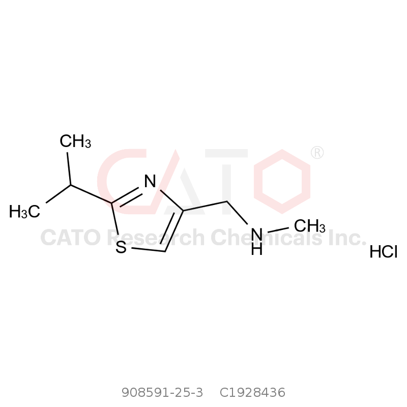 CAS No.:908591-25-3,1-(2-Isopropylthiazol-4-yl)-N-methylmethanamine Hydrochloride
