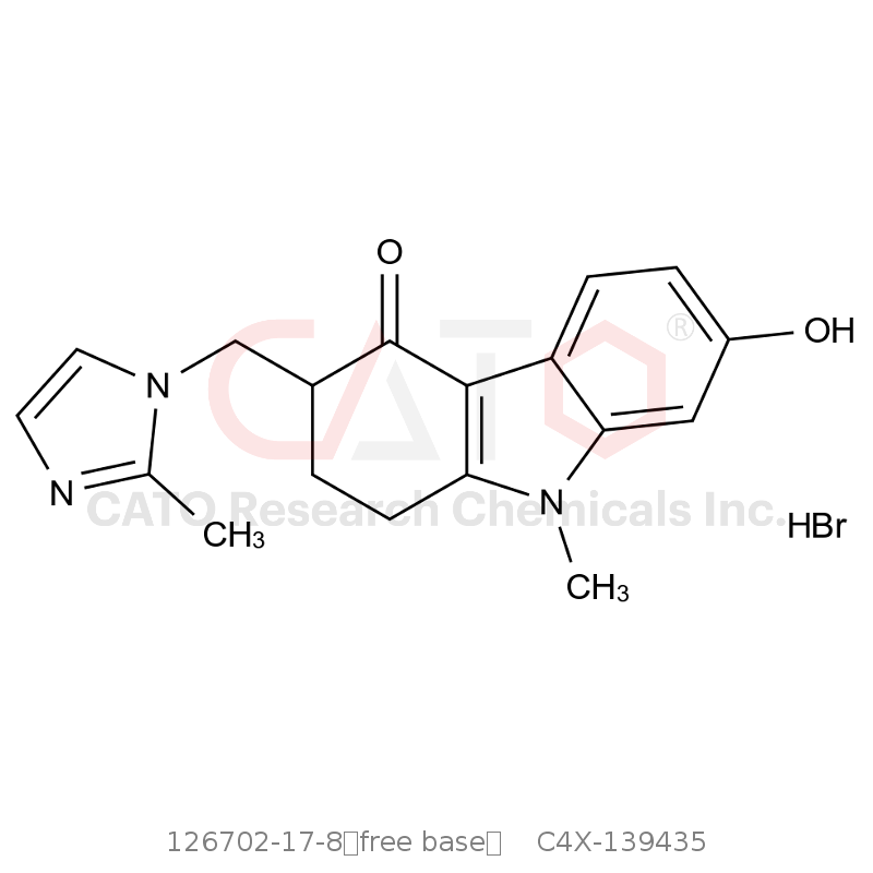 CAS No.:126702-17-8（free base）,7-Hydroxy Ondansetron HBr
