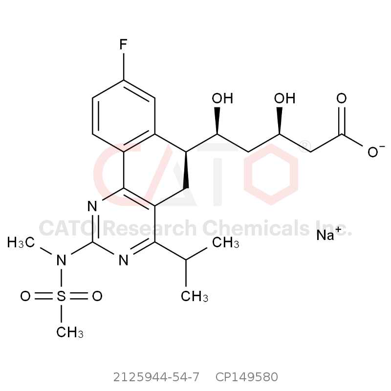 CAS No.:2125944-54-7,瑞舒伐他汀 (6S)-异构体钠盐