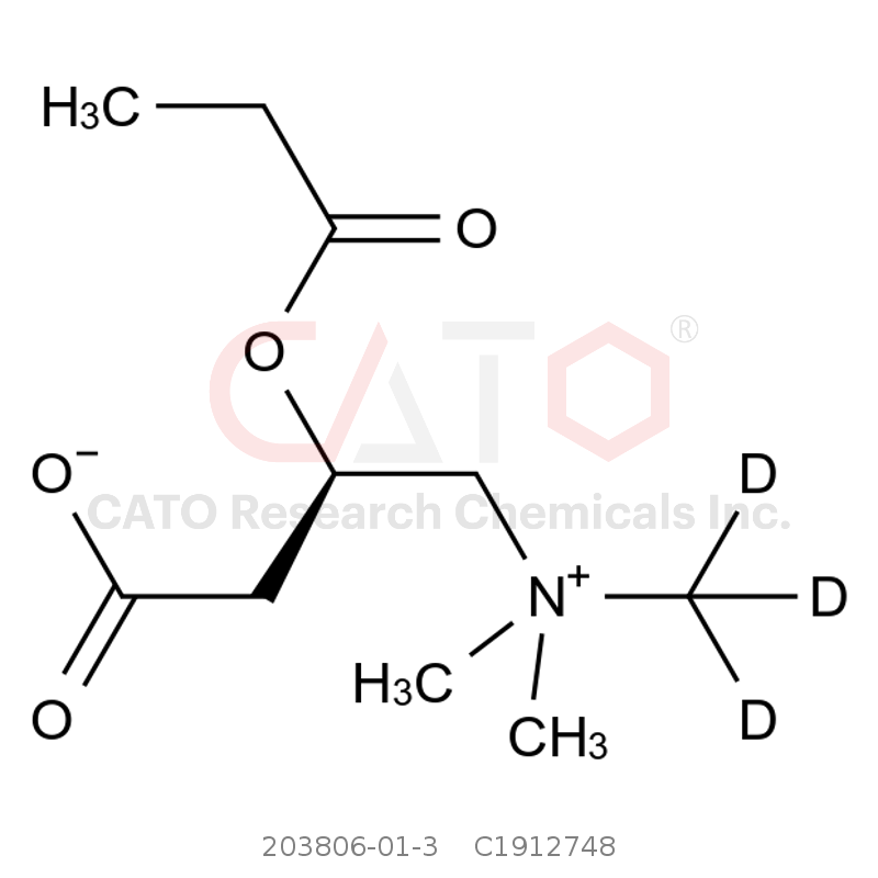 CAS No.:203806-01-3,Propionyl-L-carnitine-(N-methyl-d3)