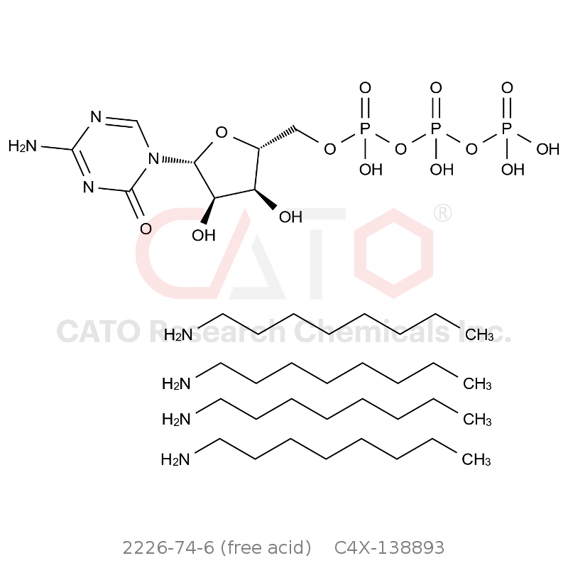 CAS No.:2226-74-6 (free acid),阿扎胞苷杂质93
