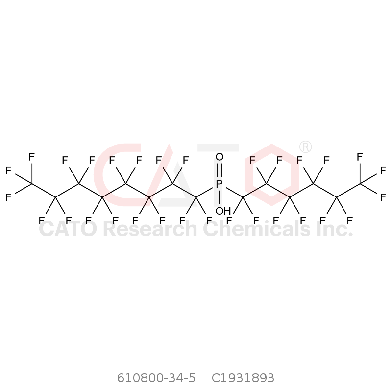 CAS No.:610800-34-5,(Heptadecafluorooctyl)(tridecafluorohexyl)-phosphinic Acid