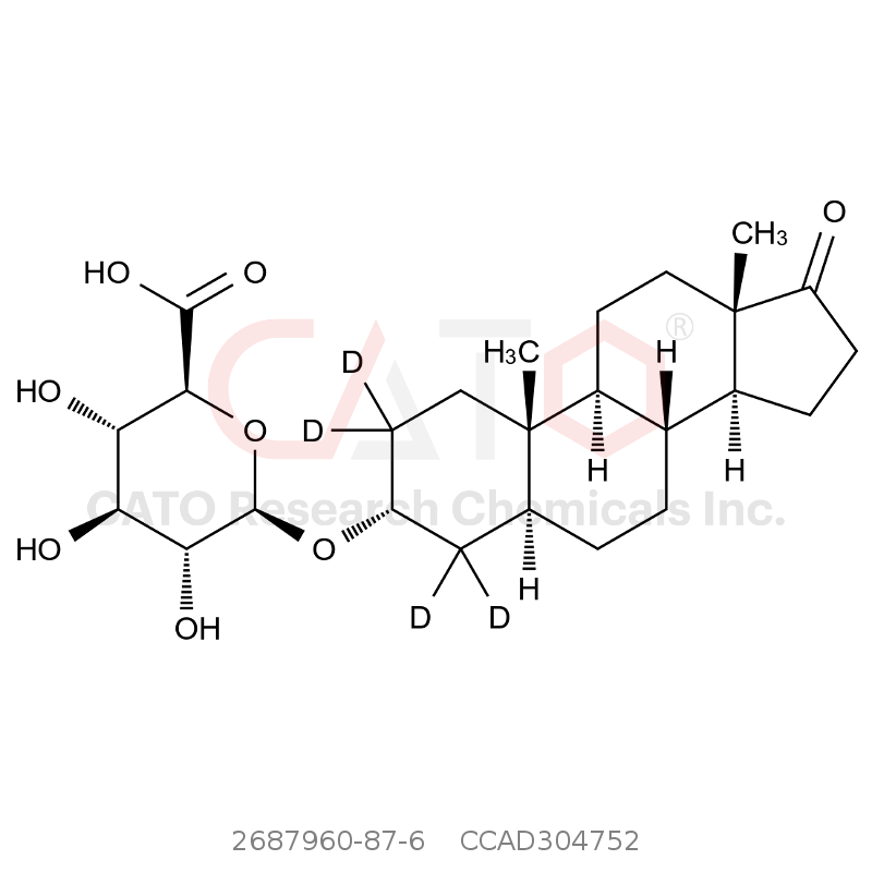 CAS No.:2687960-87-6,Androsterone Glucuronide-D4