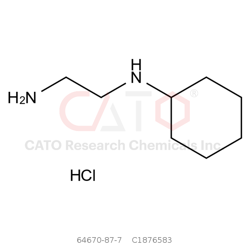 CAS No.:64670-87-7,N1-Cyclohexylethane-1,2-diamine HCl