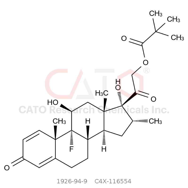 CAS No.:1926-94-9,Flumetasone Pivalate EP Impurity C