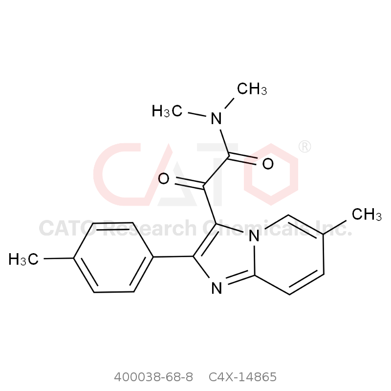 CAS No.:400038-68-8,N,N-dimethyl-2-[6-methyl-2-(4-methylphenyl)imidazo[1,2-a]pyridin-3-yl]-2-oxoacetamide