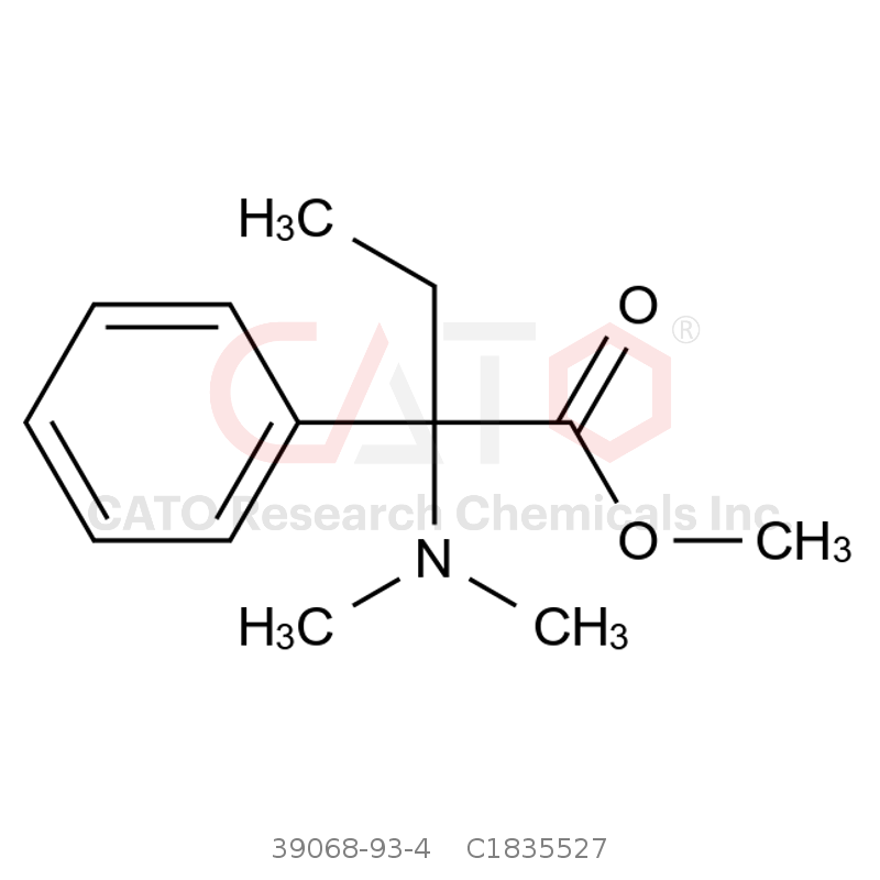 CAS No.:39068-93-4,2-（二甲氨基）-2-苯基丁酸甲酯