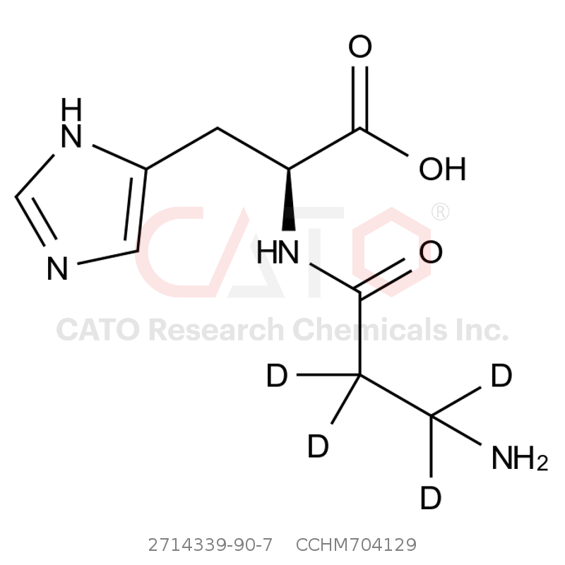 CAS No.:2714339-90-7,L-Carnosine-d4
